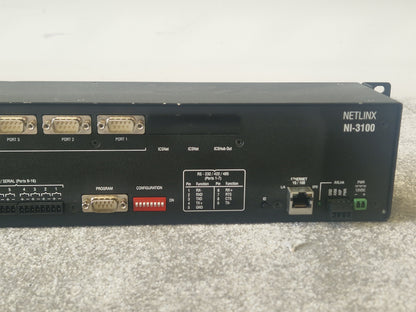 AMX NI-3100 NetLinx Integrated Controller – RS-232/IR/Relay I/O, Ethernet, Rackmount - Good