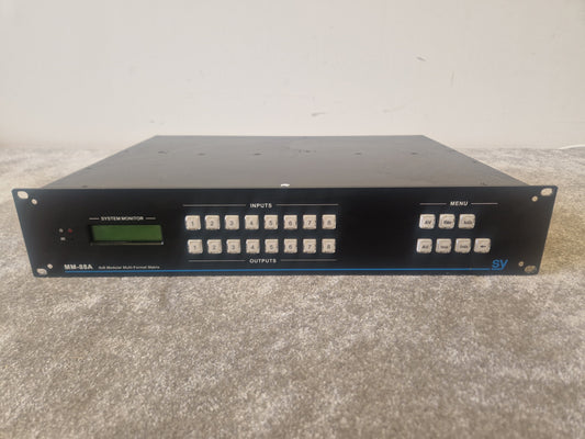 SY MM-88A Modular Matrix Switcher – 8x8 Multi-Format AV Routing - Good