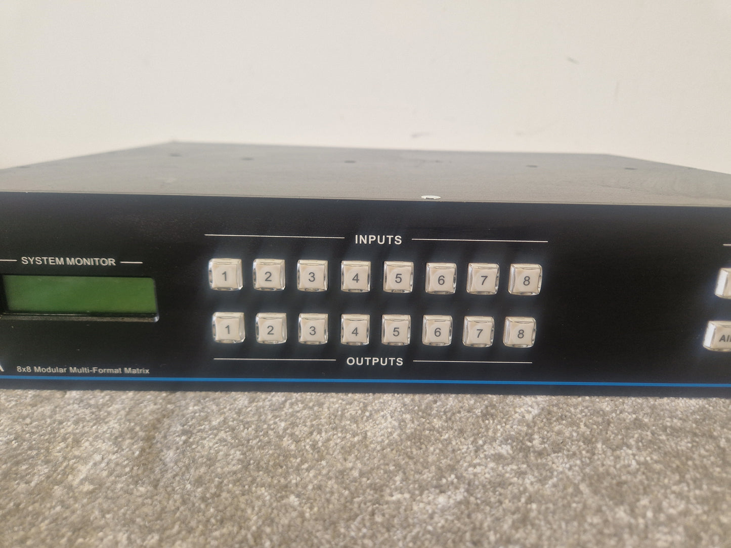 SY MM-88A Modular Matrix Switcher – 8x8 Multi-Format AV Routing - Good
