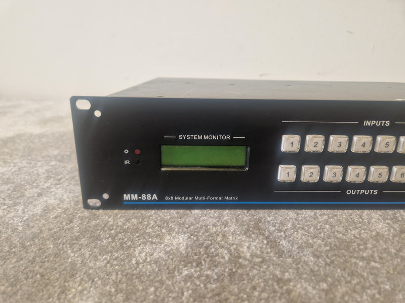 SY MM-88A Modular Matrix Switcher – 8x8 Multi-Format AV Routing - Good - Image 4