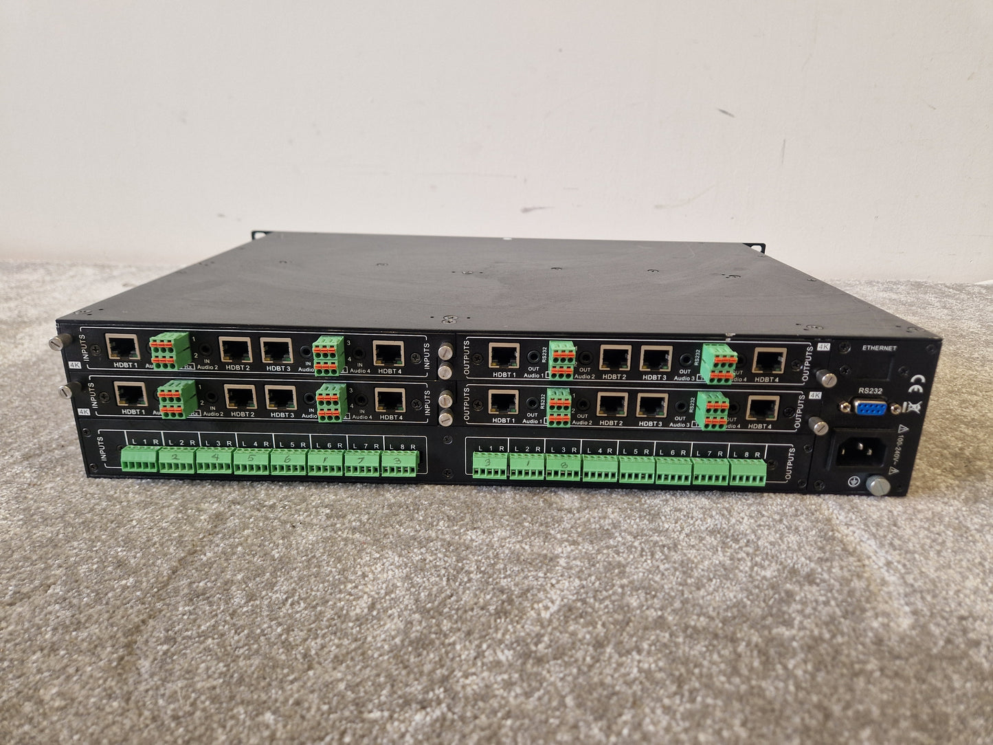SY MM-88A Modular Matrix Switcher – 8x8 Multi-Format AV Routing - Good