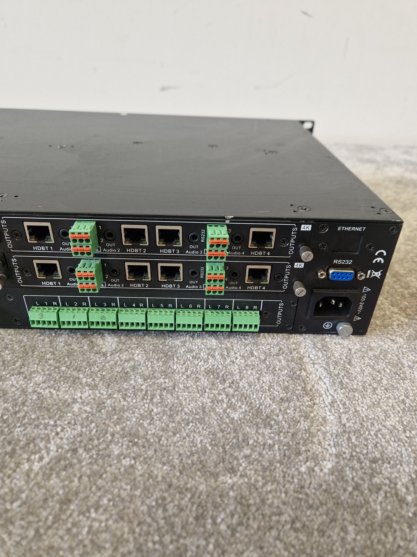 SY MM-88A Modular Matrix Switcher – 8x8 Multi-Format AV Routing - Good