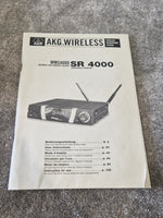 AKG SR 4000 Wireless Receiver – WMS 400 Series UHF Diversity System 835-865MHz - Very Good w/ original box - Image 6