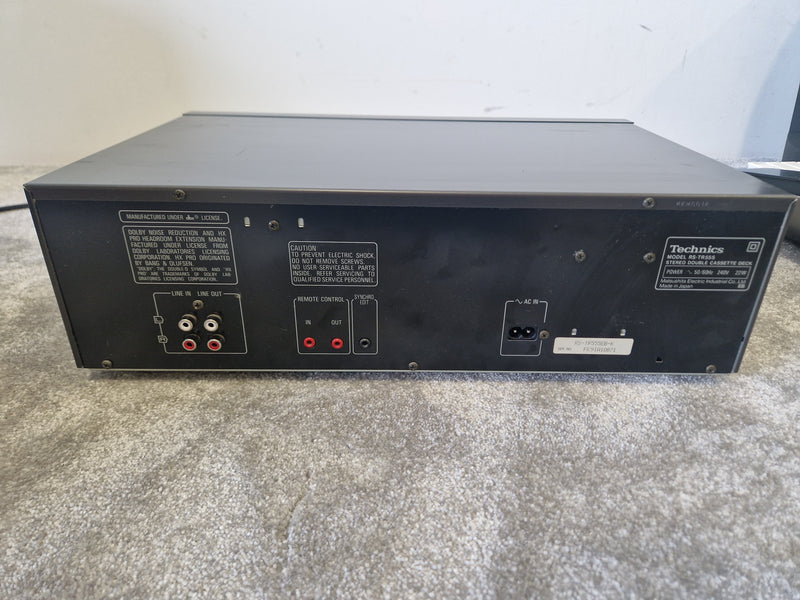 Technics RS-TR555 - Dual Cassette Deck - Spares or Repair w/ Power Supply - Image 8