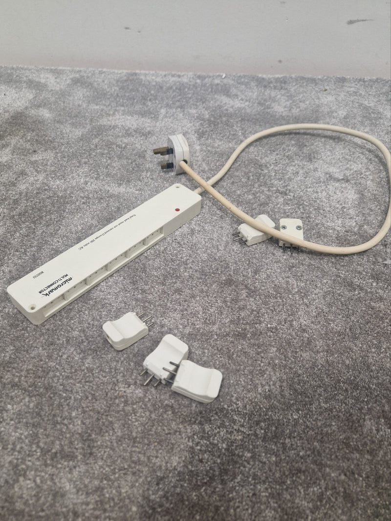 Micromark Multi Connector with 5 Plugs for Vintage HiFi use etc - Good - Image 1