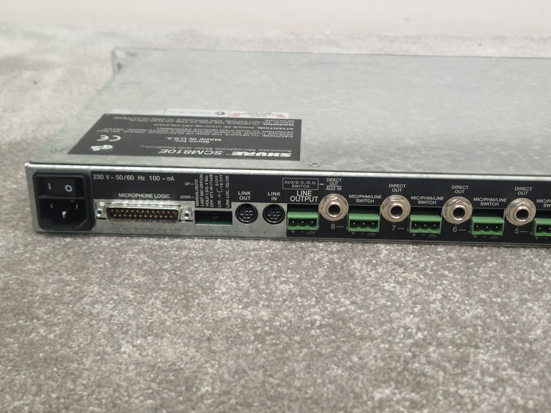 Shure SCM810E - Audio Mixer - Black - Good - image 6