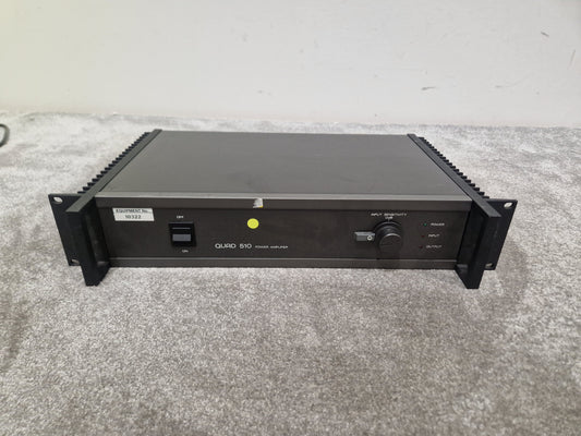 Quad 510 Power Amplifier – 100W RMS Output & Rack-Mount Design – Good