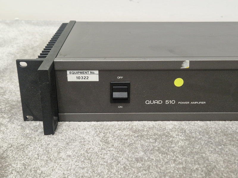 Quad 510 Power Amplifier – 100W RMS Output & Rack-Mount Design – Good - Image 2
