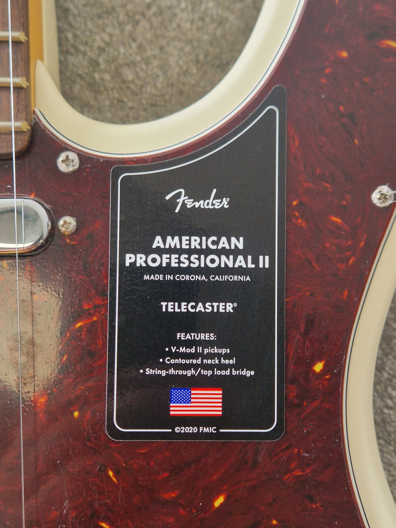 Fender American Professional II Telecaster Electric Guitar - Excellent w/ Hard Case & Certification - Image 11