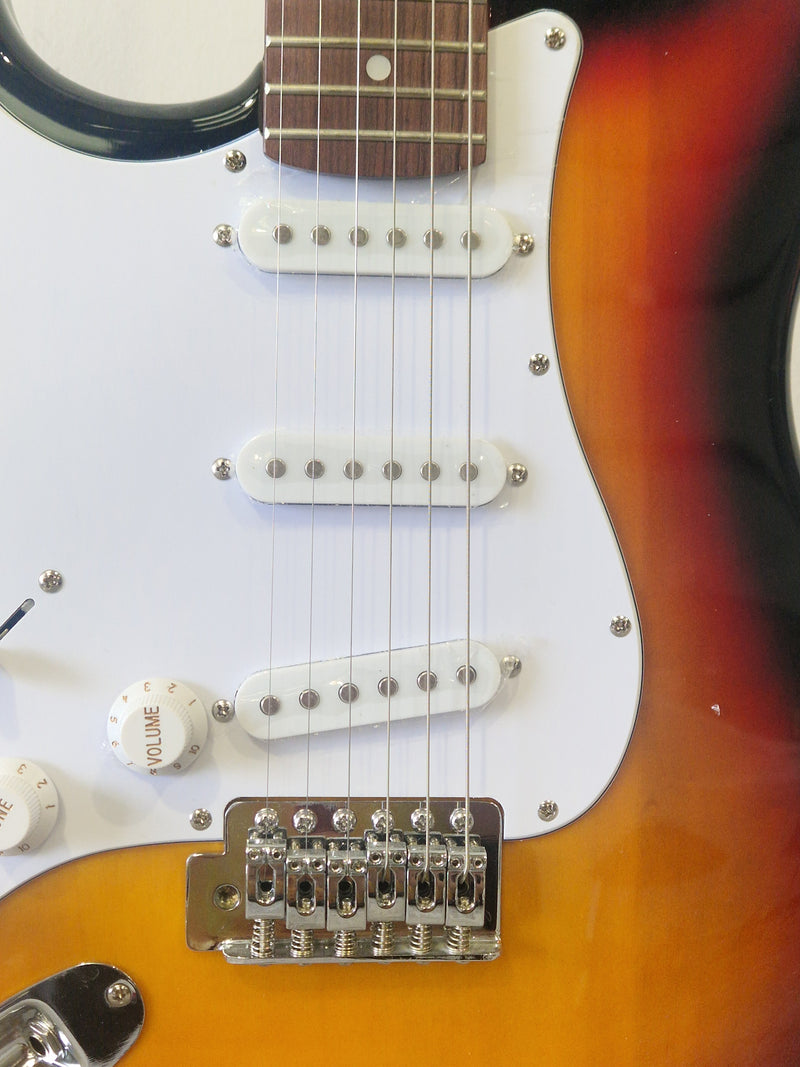 Aria Pro II STG-003LH (Left Handed)  – SSS Pickup Layout - Excellent - Image 8