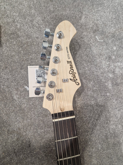 Aria Pro II STG-004 Electric Guitar – SSH Pickup Layout & Maple Neck – Mint