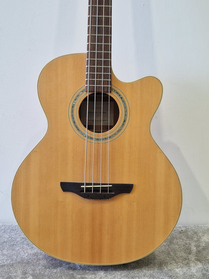 Takamine EG512C Acoustic Bass – Spruce Top & TK-40B Preamp – Excellent w/ Hard Case