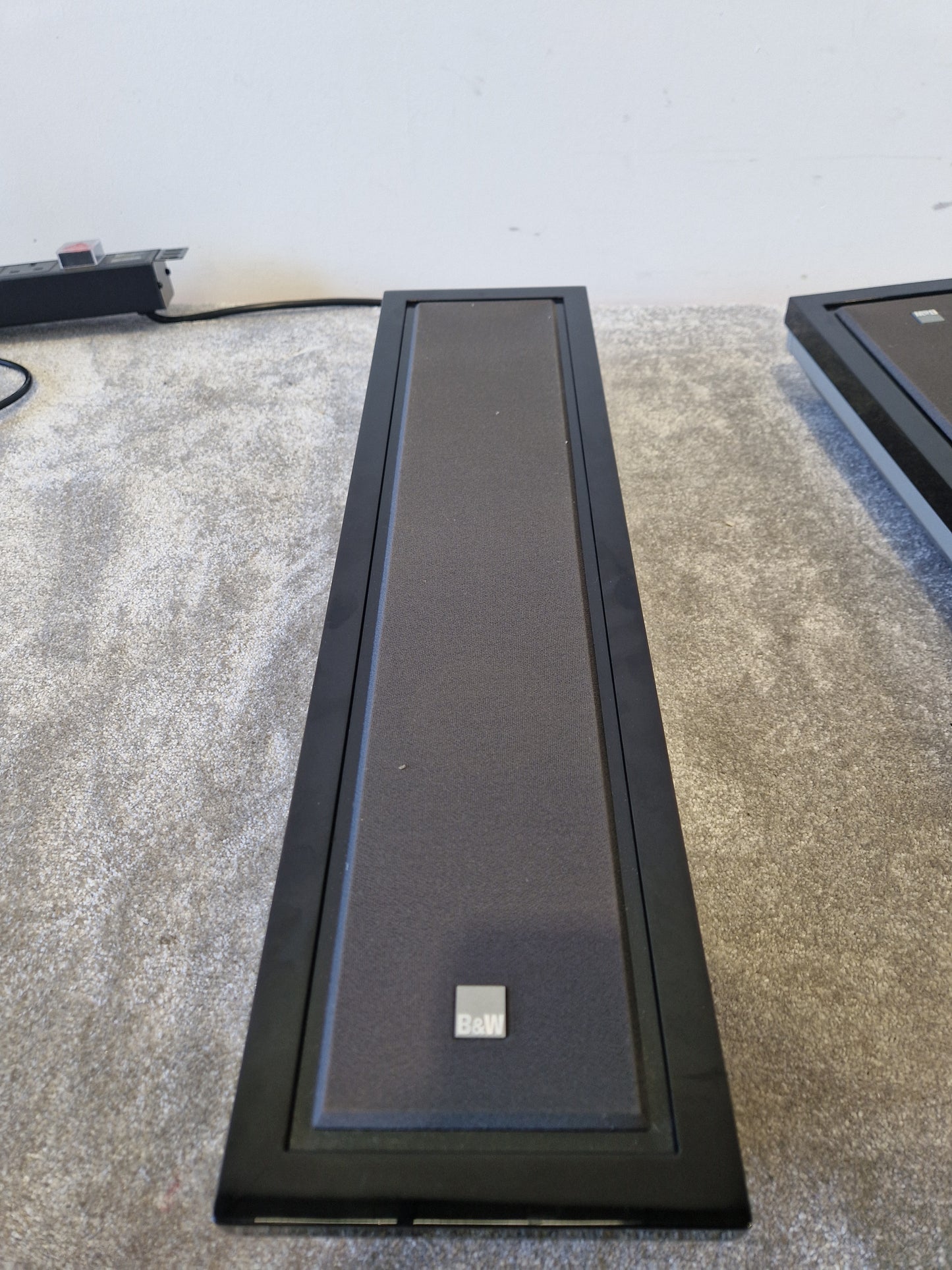 Bowers & Wilkins FPM5 On-Wall Speakers (Pair) – Kevlar Drivers & Slim Profile Pair – Very Good