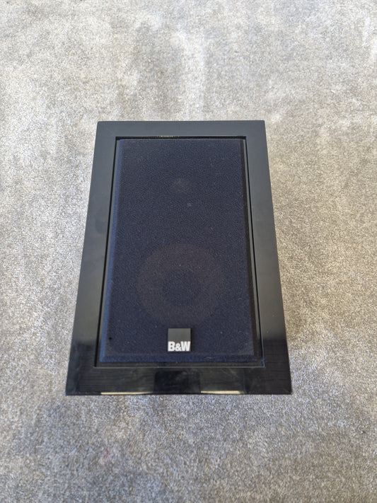 Bowers & Wilkins FPM2 On-Wall Speakers (Pair) – Kevlar Driver & Compact Design – Very Good