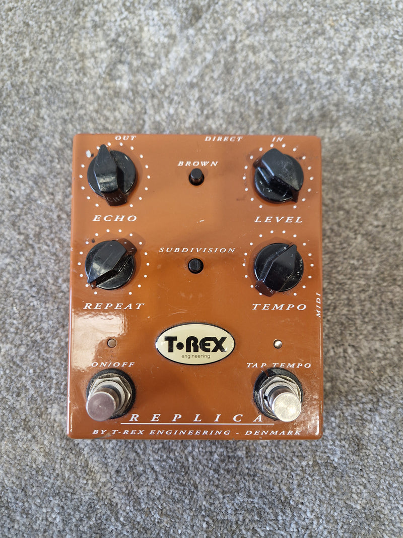 T-Rex Replica Delay Pedal – Tap Tempo & Vintage/Modern Modes – Very Good - Image 1