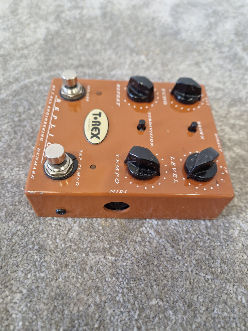 T-Rex Replica Delay Pedal – Tap Tempo & Vintage/Modern Modes – Very Good - Image 2
