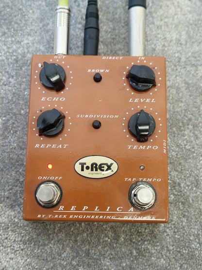 T-Rex Replica Delay Pedal – Tap Tempo & Vintage/Modern Modes – Very Good