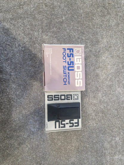 Boss FS-5U Footswitch – Momentary Switch for Tap Tempo & Control – Good