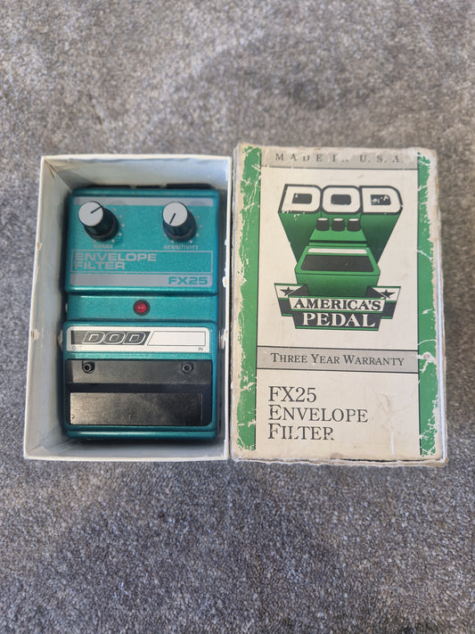 DOD FX25 Envelope Filter – Classic Auto-Wah Pedal – Very Good w/ Original Box