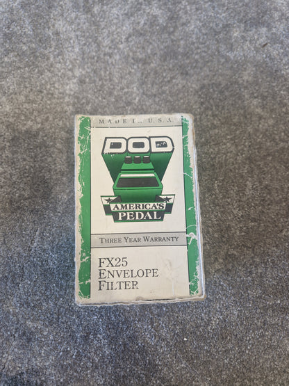 DOD FX25 Envelope Filter – Classic Auto-Wah Pedal – Very Good w/ Original Box
