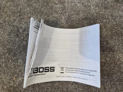 Boss AC-3 Acoustic Simulator – COSM Modeling & Built-In Reverb – Excellent w/ Original Box