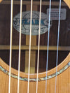 Ozark 3801 Dreadnought Acoustic Guitar – Solid Cedar Top & Koa Back – Very Good - Photo 6