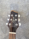 Ozark 3801 Dreadnought Acoustic Guitar – Solid Cedar Top & Koa Back – Very Good - Photo 3