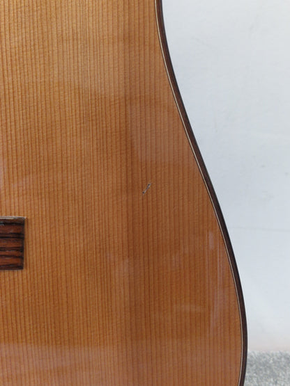 Ozark 3801 Dreadnought Acoustic Guitar – Solid Cedar Top & Koa Back – Very Good