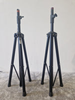 QTX Speaker Stand Tripod Pair – Adjustable Height – Good - Image 1