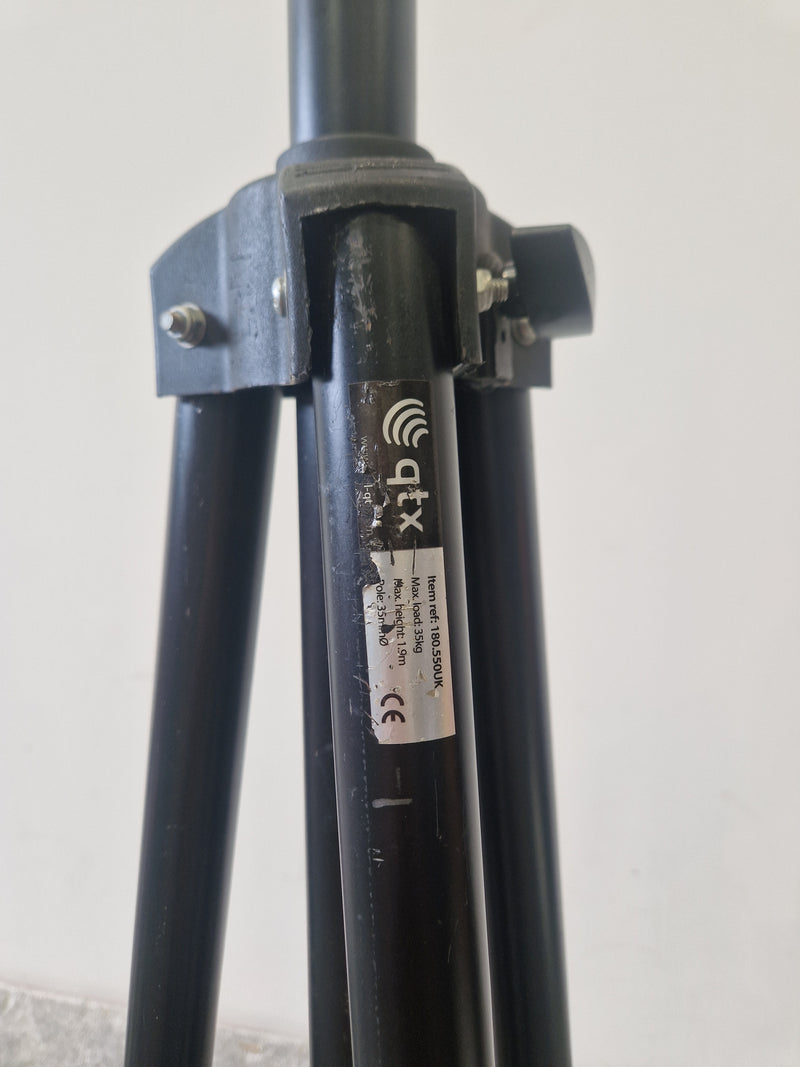 QTX Speaker Stand Tripod Pair – Adjustable Height – Good - Image 7