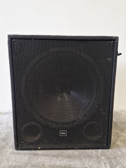 QTX Subwoofer 170.755UK 18" Subwoofer – Active PA w/ Metal Grille – Good