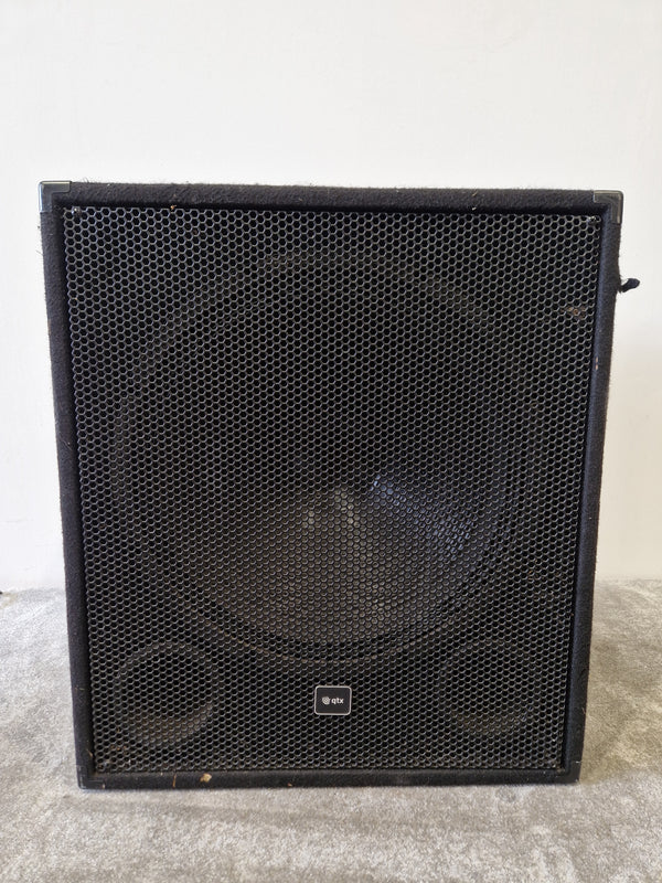 QTX Subwoofer 170.755UK 18" Subwoofer – Active PA w/ Metal Grille – Good