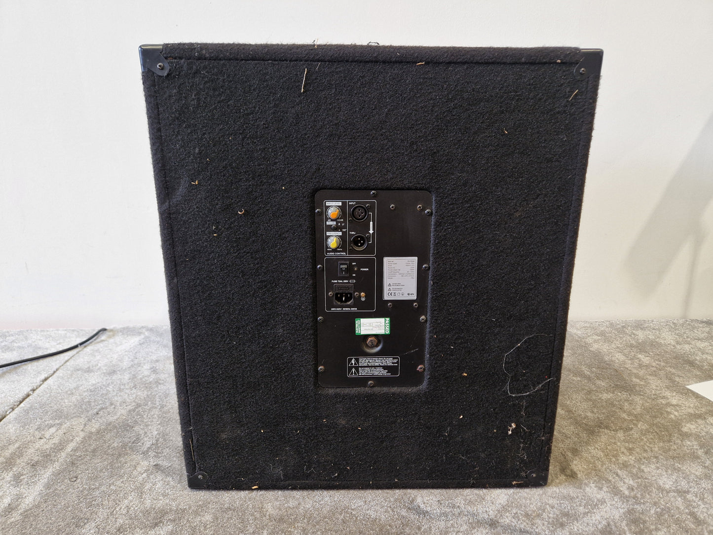 QTX Subwoofer 170.755UK 18" Subwoofer – Active PA w/ Metal Grille – Good