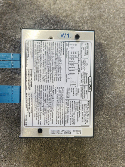 Extron IPL 250 IP Link – Ethernet Control Interface – Excellent