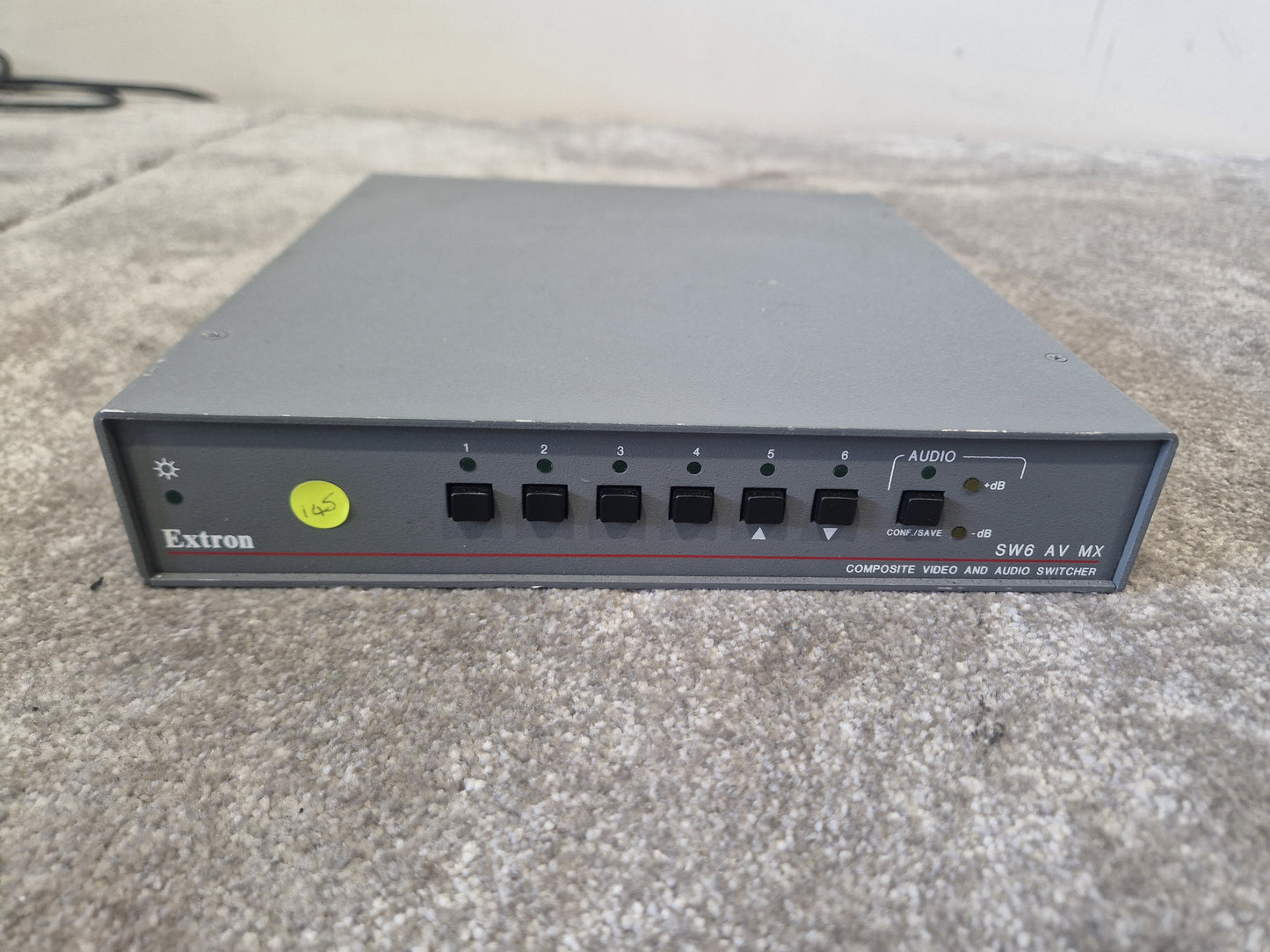 Extron SW6 AV MX Composite Switcher – 6x2 Video/Audio – Good