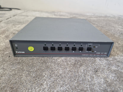 Extron SW6 AV MX Composite Switcher – 6x2 Video/Audio – Good