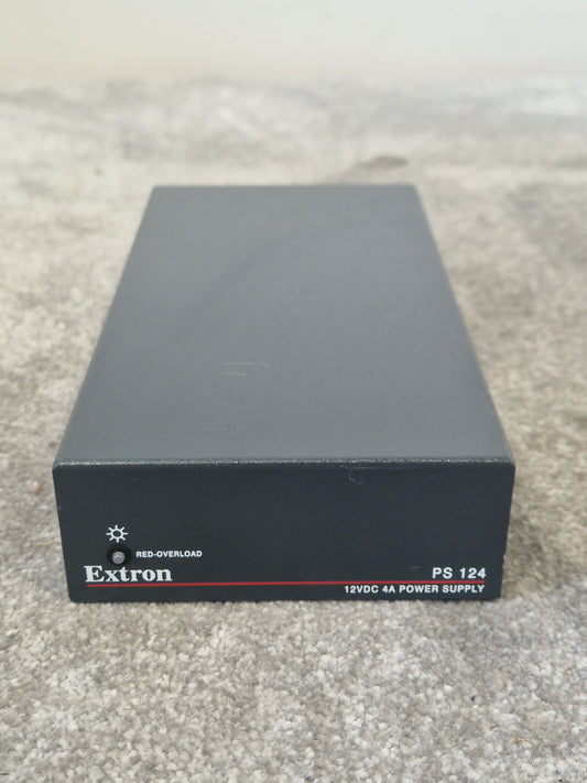 Extron PS 124 Power Supply – 12VDC 4A – Powers On – Good