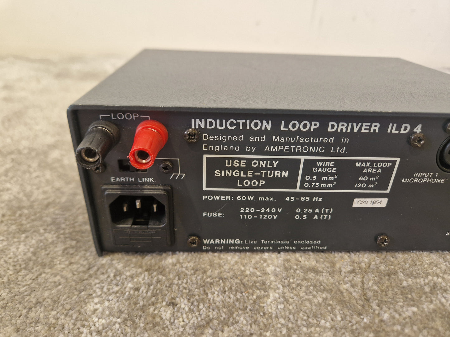 Ampetronic ILD4 Induction Loop Driver – Compact Assistive Audio – Good