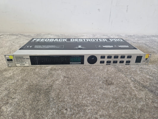 Behringer Feedback Destroyer Pro – Intelligent EQ / Feedback Suppression – Very Good