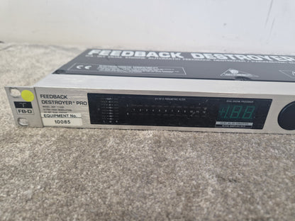 Behringer Feedback Destroyer Pro – Intelligent EQ / Feedback Suppression – Very Good