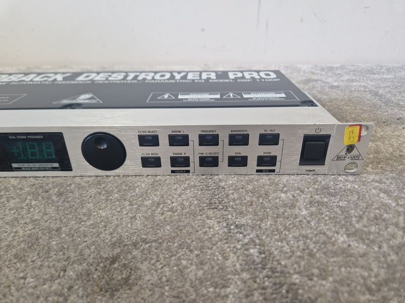 Behringer Feedback Destroyer Pro – Intelligent EQ / Feedback Suppression – Very Good - Image 3