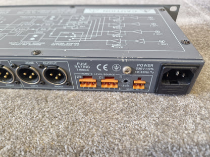 Cloud CX242 Zone Mixer – 4-Zone Audio Control – Missing Front Panel – Very Good