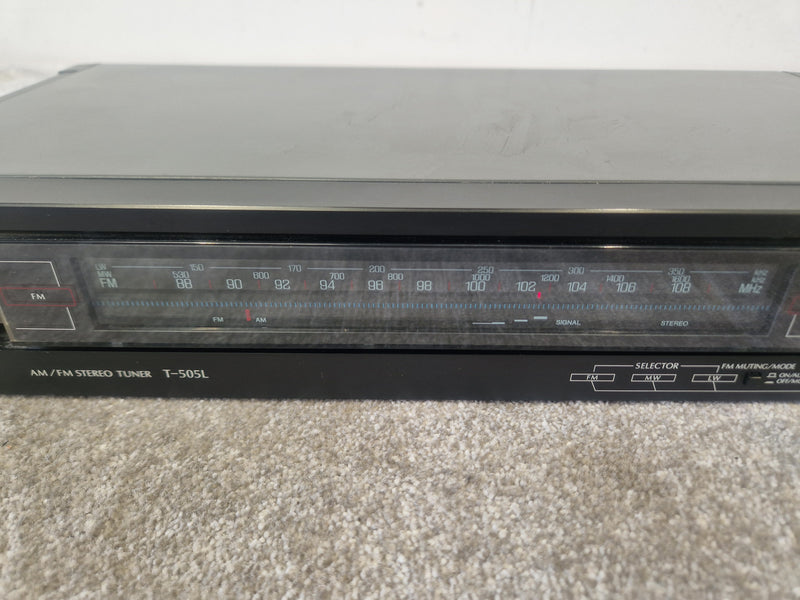 Sansui T-505L AM/FM Stereo Tuner – Analog Dial – UK Band Support – Very Good - Image 7