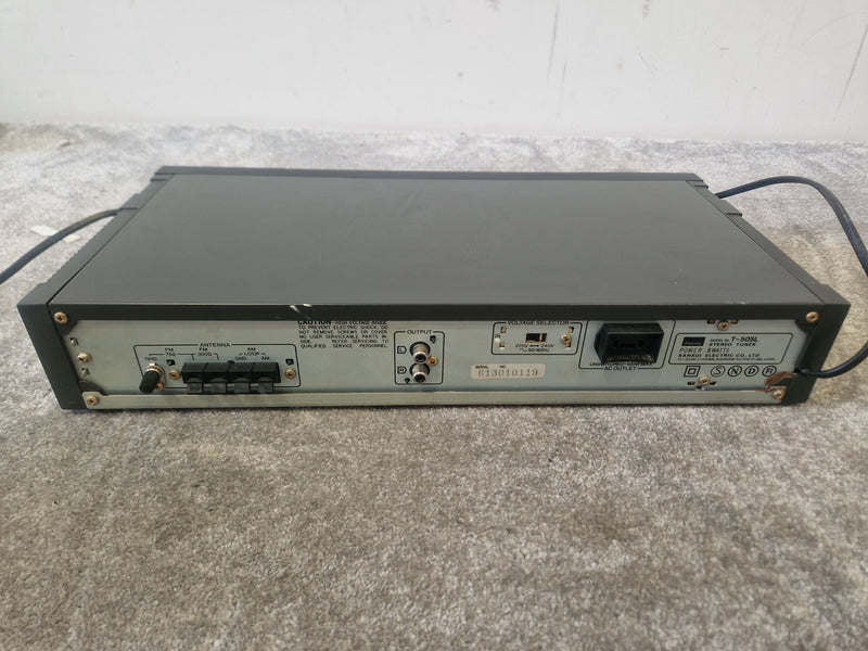 Sansui T-505L AM/FM Stereo Tuner – Analog Dial – UK Band Support – Very Good - Image 2