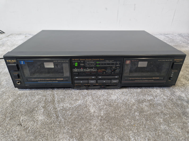 TEAC W-460C Double Cassette Deck – Auto Reverse – Very Good - Image 1
