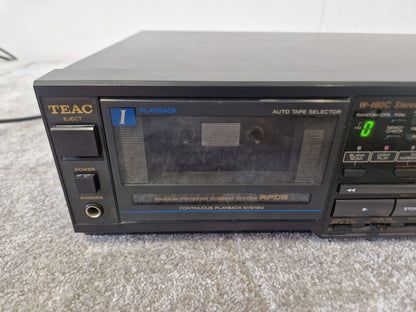 TEAC W-460C Double Cassette Deck – Auto Reverse – Very Good