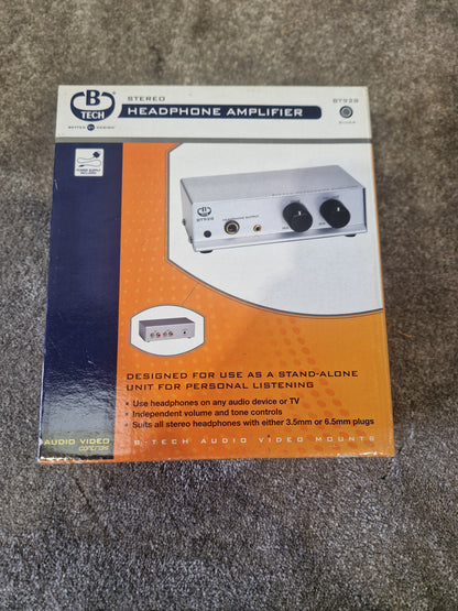 B-Tech Stereo Headphone Amplifier – Excellent w/ Original Boxing