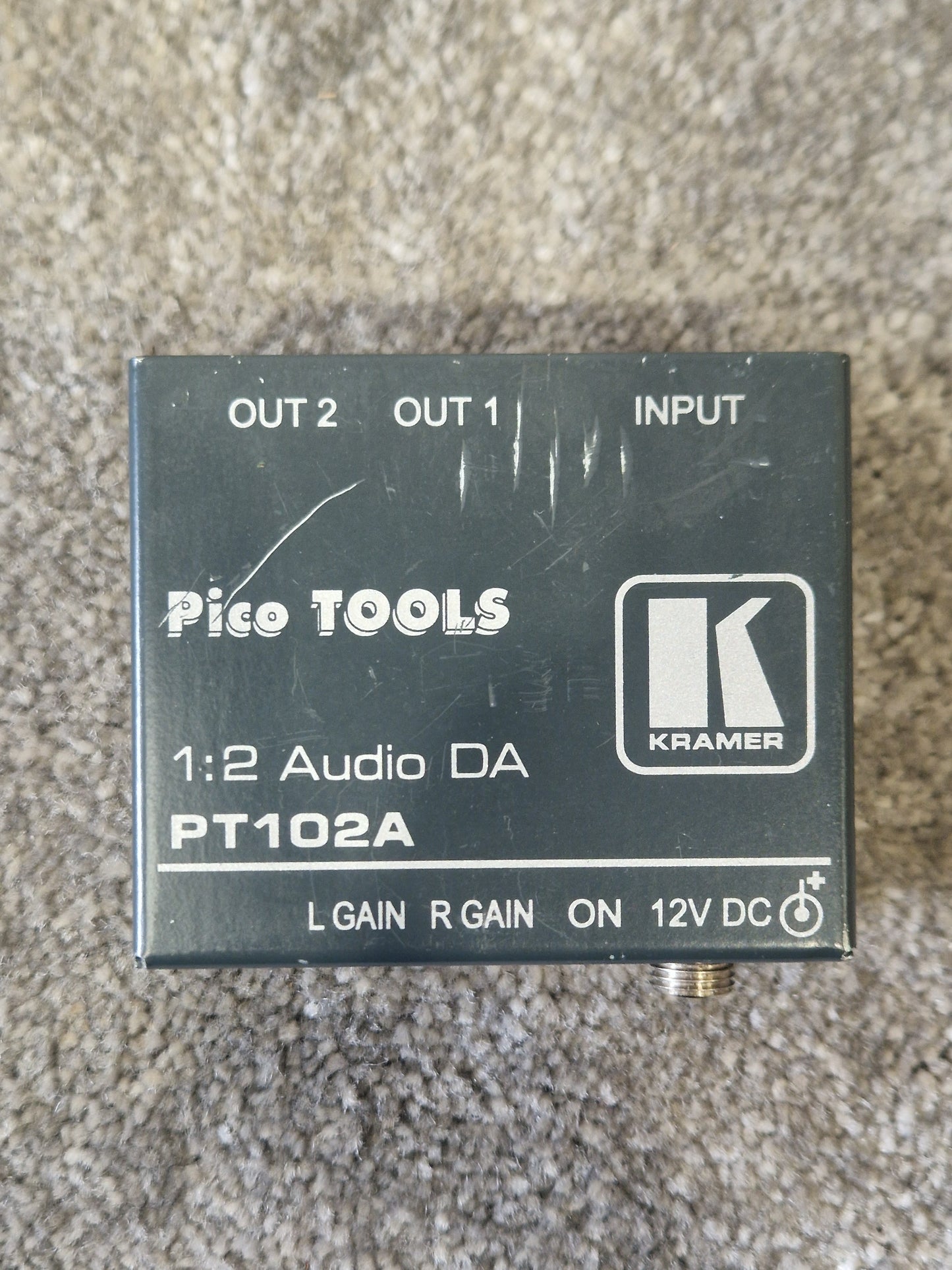 Kramer PT-102A Video Distribution Amplifier – Scratched Front – Good