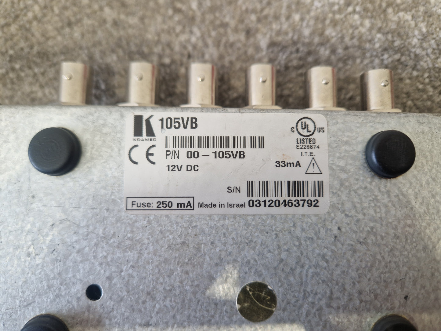 Kramer 105VB Video Distribution Amplifier – Good