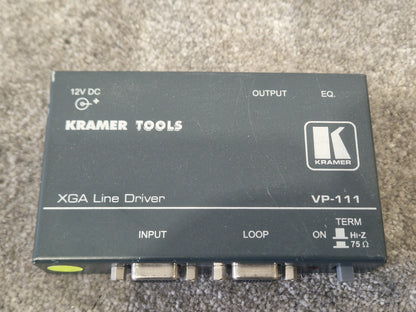 Kramer VP-111 High-Resolution Video Distribution Amp – Untested – Good